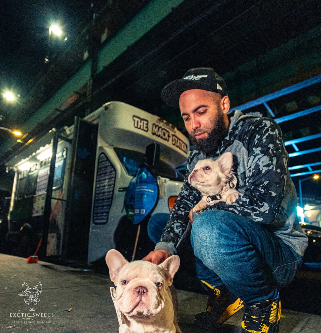 Buttercup Baby and Joy Boy out in New York at night